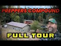 Full Prepper Homestead Tour! Preppers Workshop - Food Pantry - Garden - Chicken Coop & More..