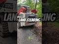 land clearing a forrest 🌳 landclearing skidsteer landdevelopment rawland