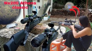 Nx200 powerful air rifle power test.🔥