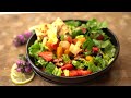 summer salad panera bread salad paneer and berries salad recipe spoorthy cuisine