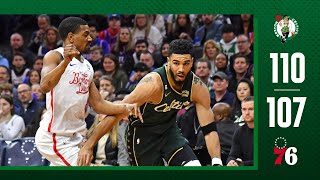 INSTANT REACTION: Jayson Tatum drills game-winner in WILD Celtics win over 76ers