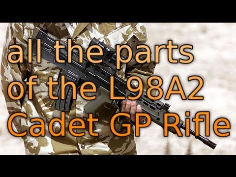 All Parts Of The L98a2 Cadet Gp Rifle Youtube