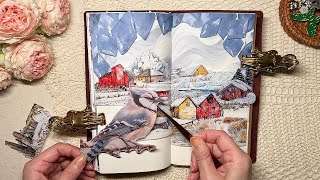 ASMR 다꾸 | 춥다!🥶 다이어리 꾸미기 Journaling #srapbooking vintage collage ビンテージ コラージュ diary decorating