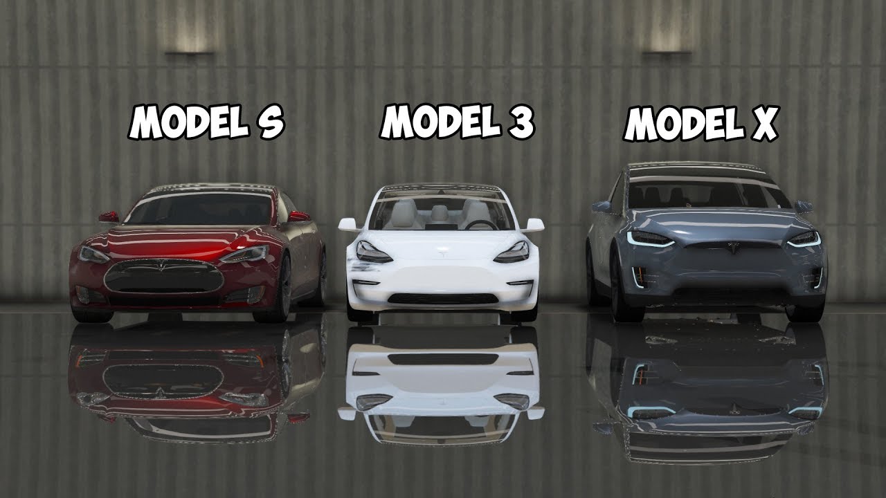 TESLA MODEL 3 Vs MODEL S Vs MODEL X - Drag Race - YouTube