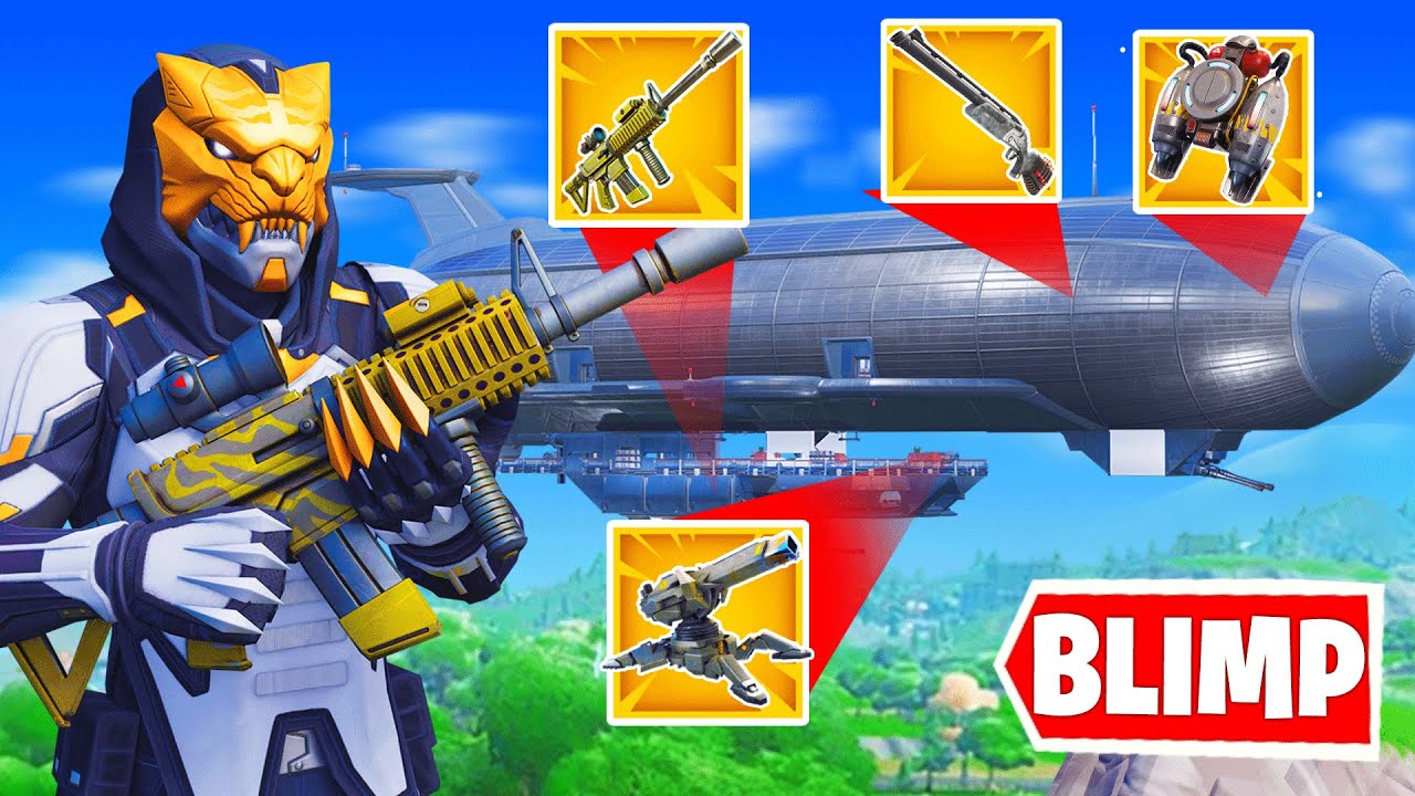 The BLIMP LOOT *ONLY* Challenge in Fortnite!