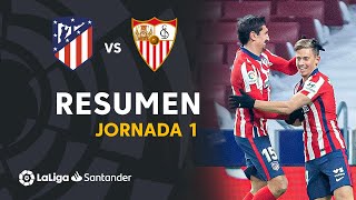 Resumen de Atlético de Madrid vs Sevilla FC (2-0)