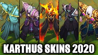 All Karthus Skins Spotlight 2020 (League of Legends)