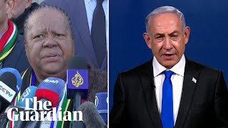 South Africa and Israel respond to ICJ ruling on war in Gaza