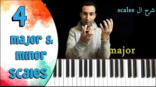 يعني ايه هنعزف الاغنية دي من سلم Do major! شرح سلالم الميجور و الماينور major scale and minor scale