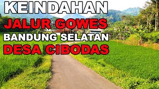 Keindahan Jalur Gowes Sepeda Bandung Selatan Desa Cibodas