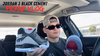 El regreso de un clásico, pero, ¿valen la pena? Jordan 3 Black Cement Pickup Vlog.