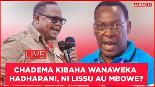 🅻🅸🆅🅴 VIONGOZI  WA CHADEMA KIBAHA WANATOA MSIMAMO WAO MUDA HUU, NI LISSU AU MBOWE?