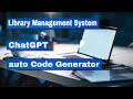 Library Management System Python Project | ChatGPT Code Generator | Easy to Understand for Beginners