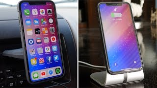 Magnetic Qi Chargers for iPhone!  XVIDA Aluminum Desk Stand and Car Mount Review