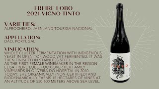 WINECULT Bottle Breakdown - Freire Lobo 2021 Vigno Tinto