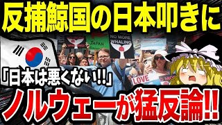 【海外の反応】「何故日本ばかりを責める？」IWCに捕鯨国ノルウェーから声明！外国人の知らない衝撃の真実が明かされた結果→捕鯨数世界１位は日本の４倍でまさかのあの国だったwww