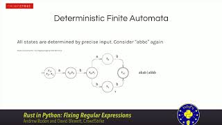 "Rust in Python: Fixing Regular Expressions" By David Blewett and Andrew Roden