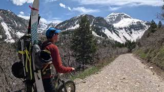 Cold Fusion Couloir, Timpanogos - ski 2024.05.04