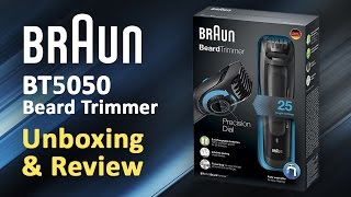 Braun Beard Trimmer, BT5050, Unboxing \u0026 Review