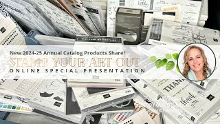 New Stampin’ Up! 2024-25 Annual Catalog Products Share!