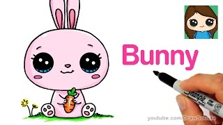 How to Draw a Cartoon Bunny Rabbit Easy