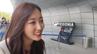 191019 서울패션위크(Seoul Fashion Week) 코코소리(CoCoSoRi) 코코(CoCo) 퇴근길 팬서비스(Fan Service)