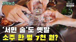 식당서 소주값만 올리는 이유 / TV CHOSUN 자막뉴스