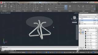 Round Table Design in 3D AutoCAD