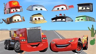 カーズのおかおはどれだ？＃２　知育　教育　幼児　赤ちゃん　Wrong Head Disney Cars Lightning McQueen 라이트닝 맥퀸