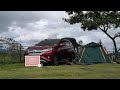 Family's First Car Camping on a Stormy Weather | Gabby's Little Farm | Cebu