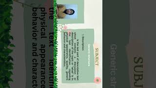 Descriptive text (thing), microteaching practice
