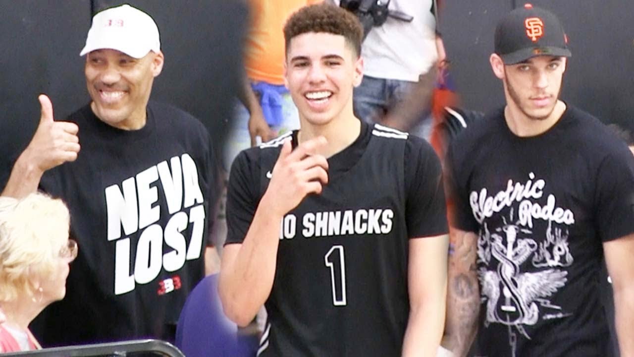 Lonzo Ball Watches LaMelo Ball DESTROY Team After Getting TRADED! LaVar ...