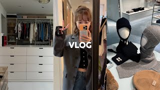 VLOG, flea market, Lotteria Double Classic Cheese Burger, Cute Miu Miu winter accessories 🎀