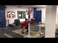 140kg no hands squat for reps