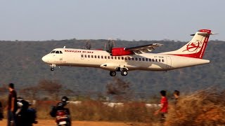 Flight ATR 72 Landing || Rourkela Airport #shorts