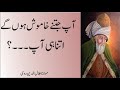 Maulana Rumi Silence Quotes In Urdu |  The More Silent You Are | Urdu Adabiyat - مولانا رومیؒ