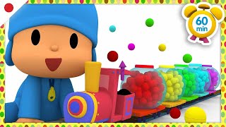 🚂 ぽこよ日本語 l Pocoyo Japanese l  踏切 電車（60分）全話　子どものためのアニメ動画