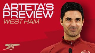 PRESS CONFERENCE | Mikel Arteta previews West Ham | Emirates atmosphere, latest team news and more