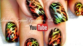 The First Chrome Nails on Youtube | DIY Leopard Animal Print Nail Art designTutorial