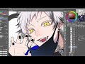 オリジナル イラストメイキング 02【​clip studio】 illustration making