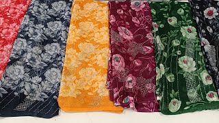 Sirooski work sarees price 650# whatsapp 7569487690