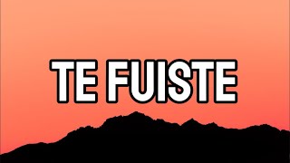 Wisin & Yandel, Jay Wheeler - Te Fuiste (Letra_Lyrics) _ La Última Misión