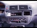 1996 1997 1998 1999 2000 HONDA CIVIC -  Radio Climate Heater Control Removal Replacement