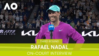 Rafael Nadal On-Court Interview (3R) | Australian Open 2022