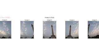 Stitching images to create panorama image with SIFT keypoints