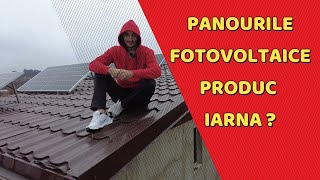 E RENTABIL cu panouri FOTOVOLTAICE IARNA ?