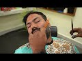 asmr beard trimming with scissor by indian barber reiki master watch for better sleep 😴