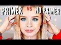 DOES PRIMER *ACTUALLY* WORK?? HALF FACE + 8 HOUR WEAR TEST | sophdoesnails