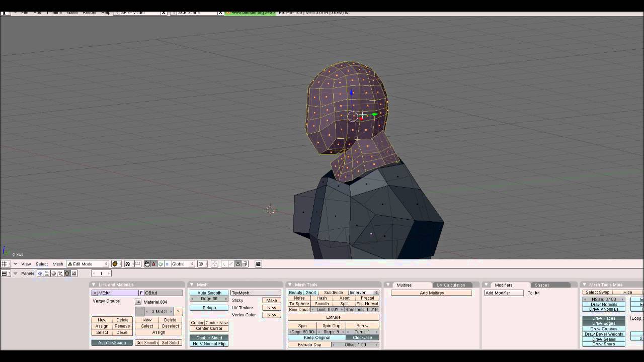 Blender Bonus Video 1 - How To Combine Meshes. - YouTube