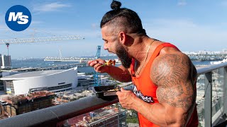 Full Day of Eating on Prep (Miami Edition) | Santi Aragon | 3631 Calories